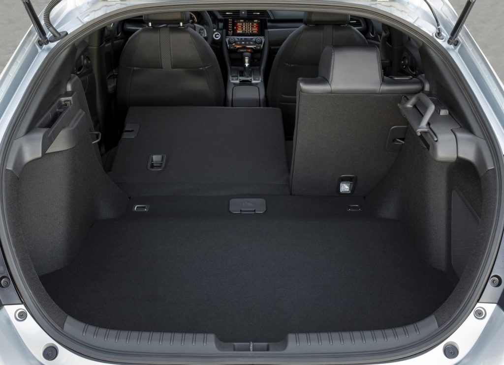 2020 Honda Civic Hatchback cargo space