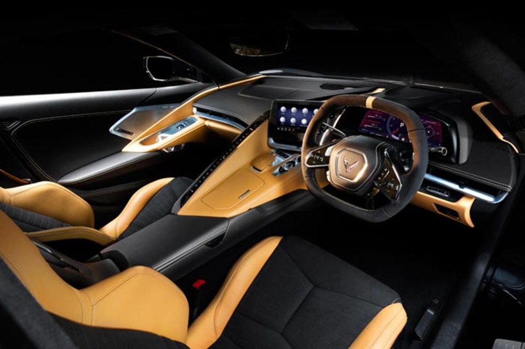 2021 Corvette right-hand-drive interior | GM