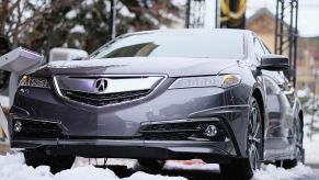 A view of a 2017 Acura TLX in the Acura Festival Village during Sundance Film Festival