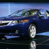 The 2009 Acura TSX is unveiled on March 19, 2008 at the New York International Auto Show