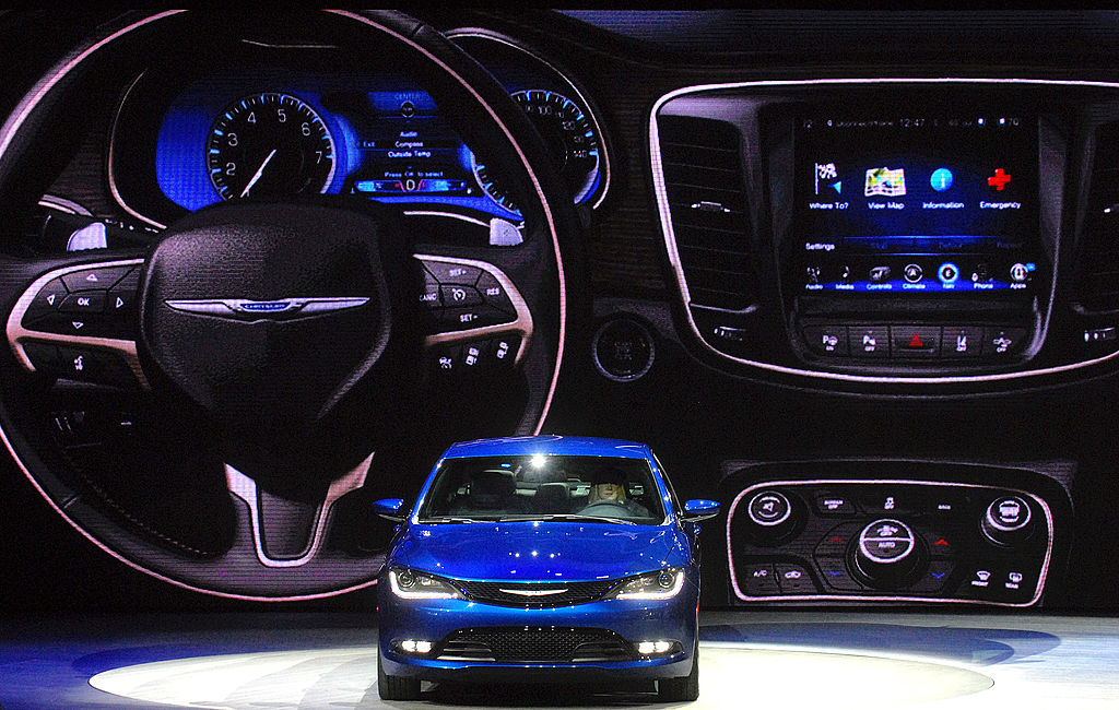 The Chrysler 200 S is introduced at the media preview for 2014 North American International Auto Show