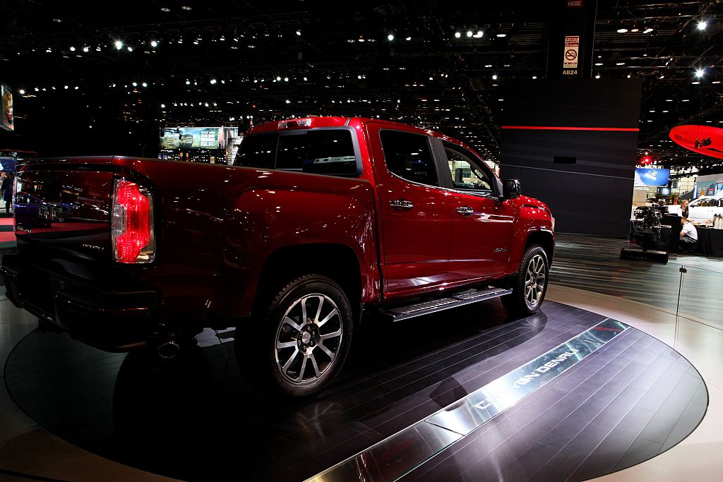 2016 GMC Canyon Denali is on display at the 108th Annual Chicago Auto Show
