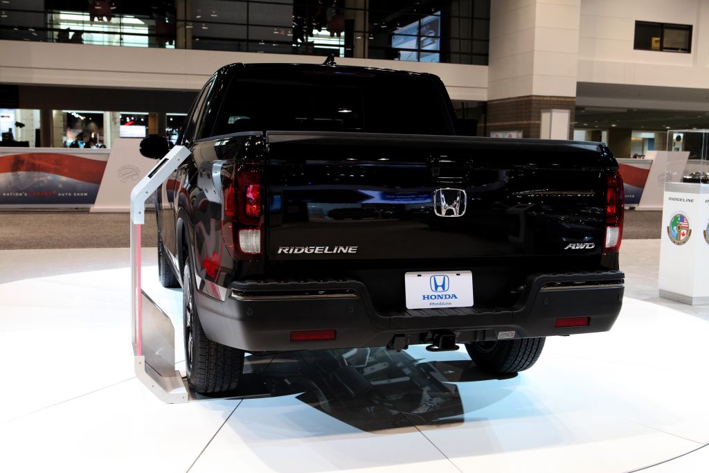 2017 Honda Ridgeline is on display at the 109th Annual Chicago Auto Show at McCormick Place