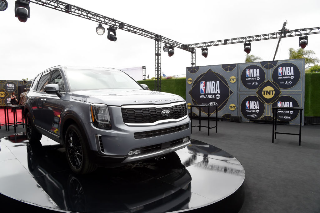 Kia Telluride is seen during the 2019 NBA Awards presented by Kia on TNT