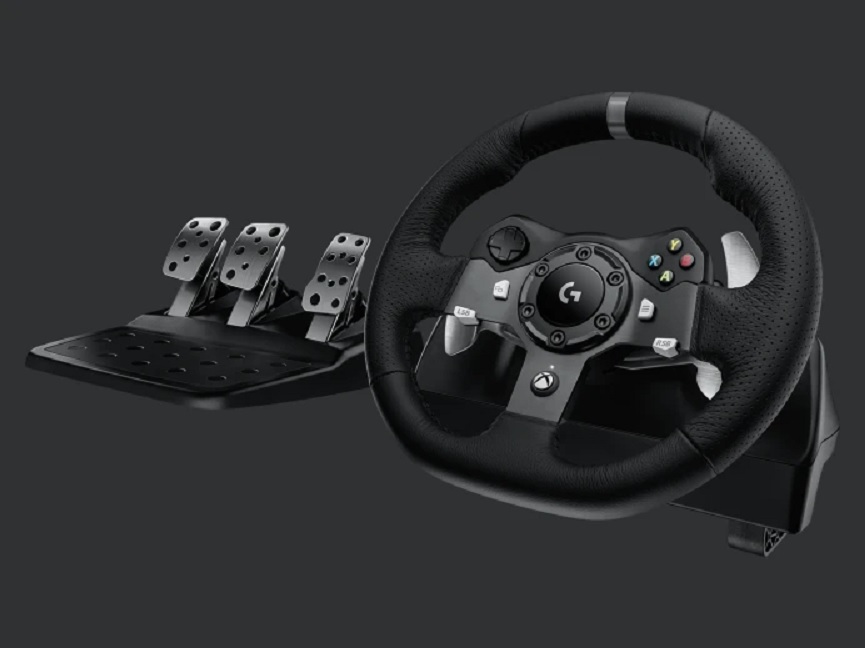 Logitech G920/G29 virtual racing steering wheel and pedals