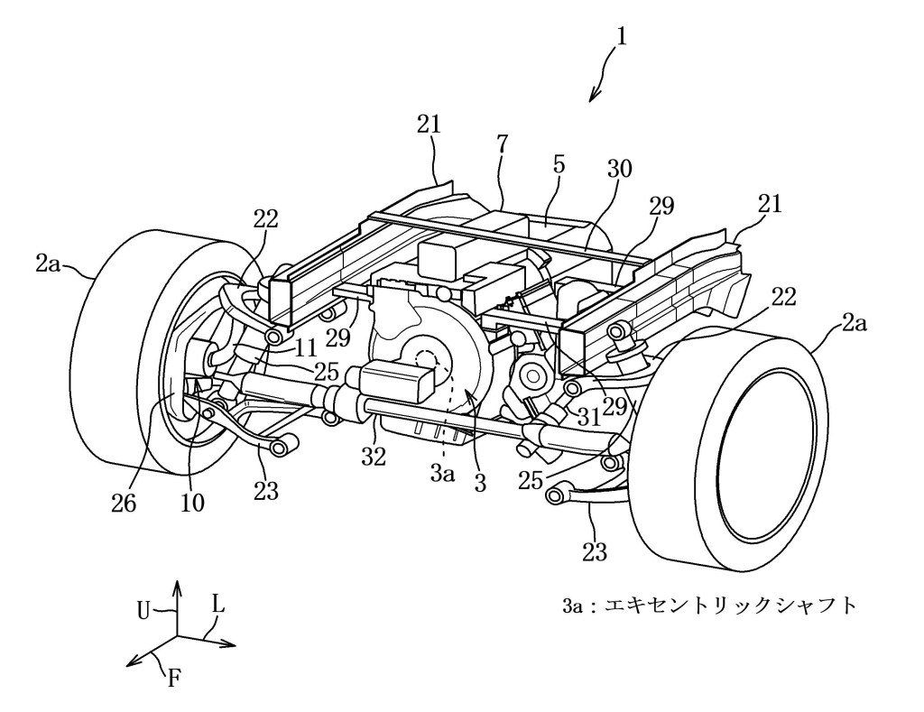 Mazda rotary hybrid patent drawing