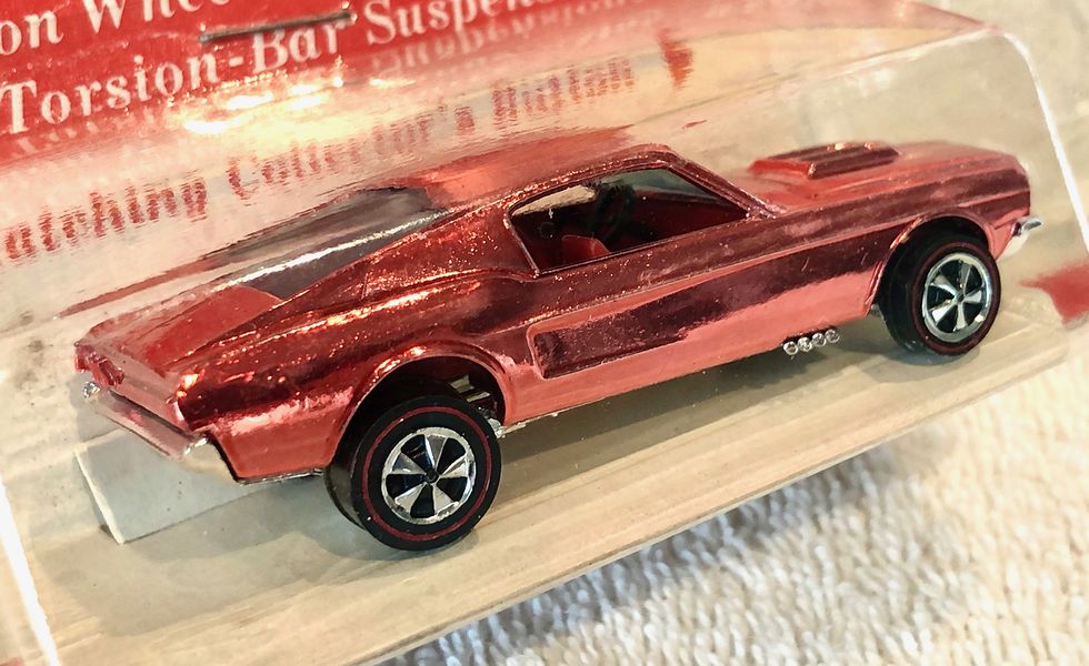 Hot Wheels Over Chrome Mustang