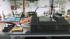 Rimac's electric car battery test equipment