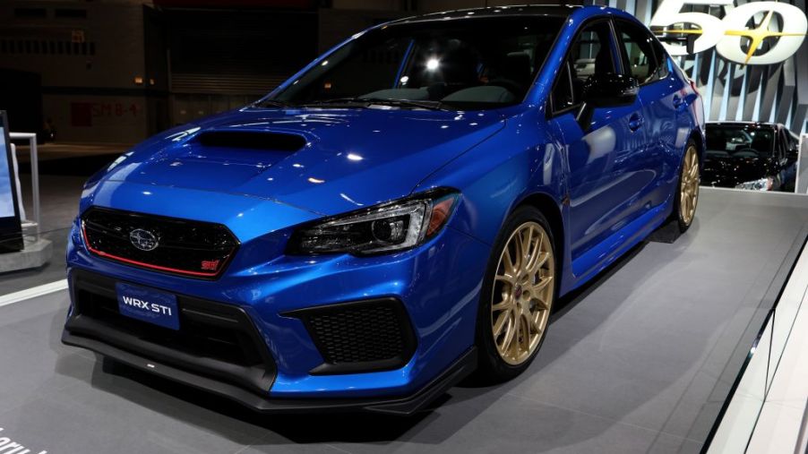 2018 Subaru WRX STI Type RA is on display at the 110th Annual Chicago Auto Show