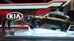 Kia Motors Telluride luxury SUV is seen at AutoMobility LA, the trade show ahead of the LA Auto Show
