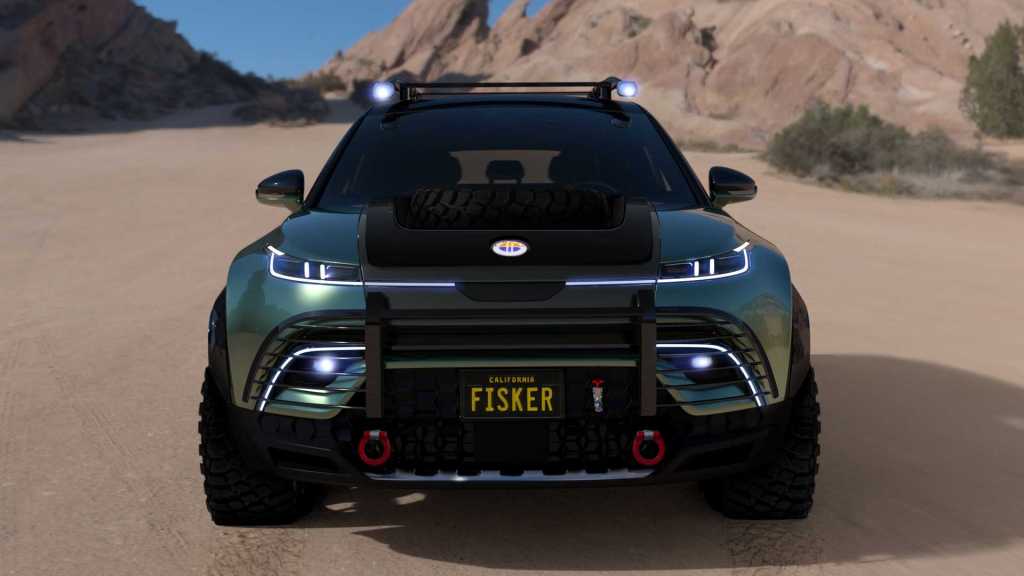 Front of the Fisker Ocean Force E