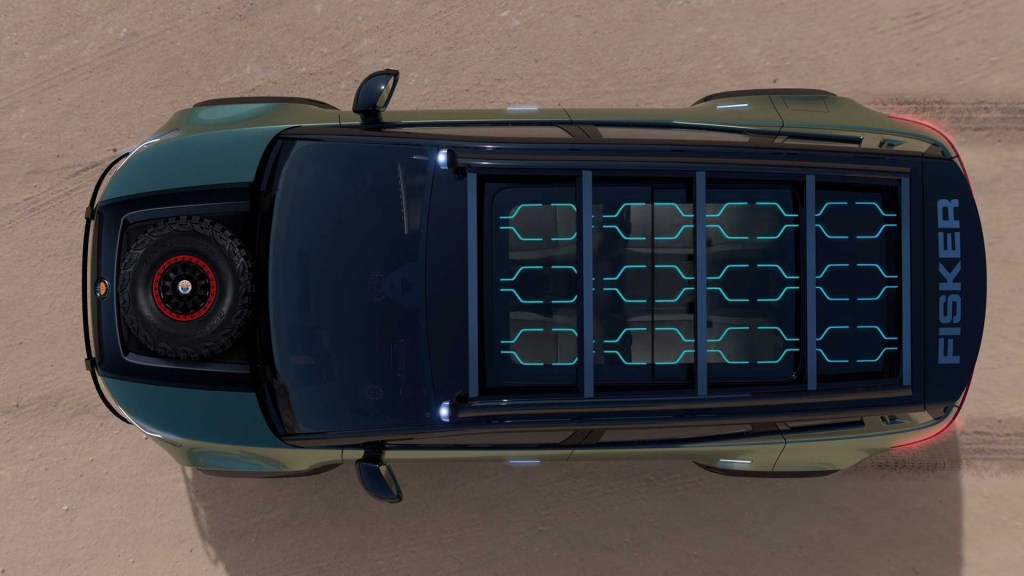 Rear of the Fisker Ocean Force E