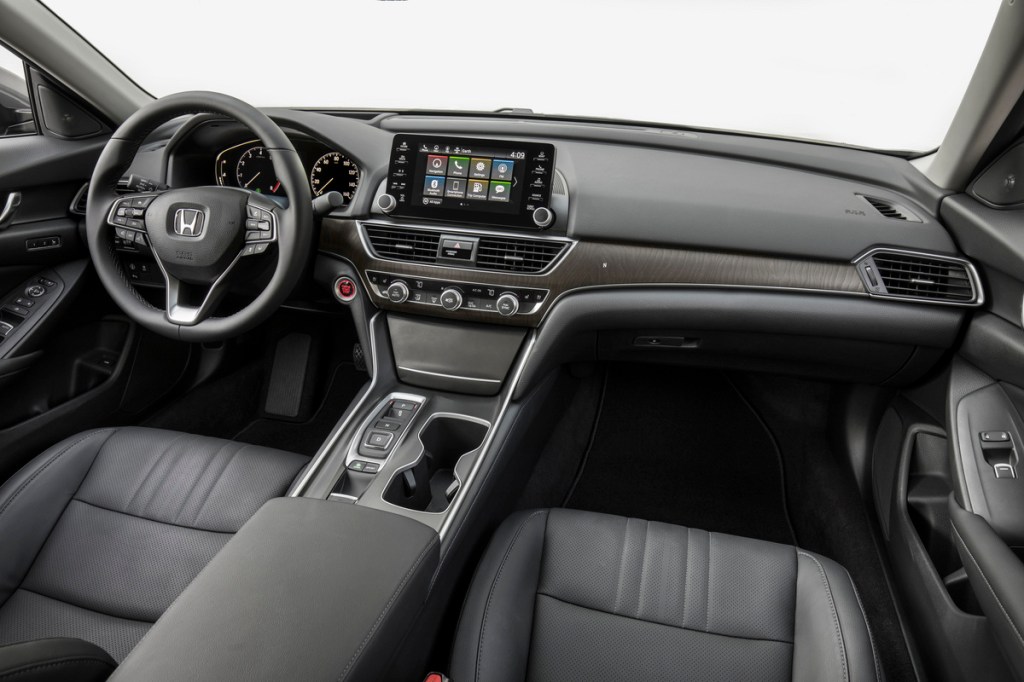 The Accord has a upscale and comfortable interior.