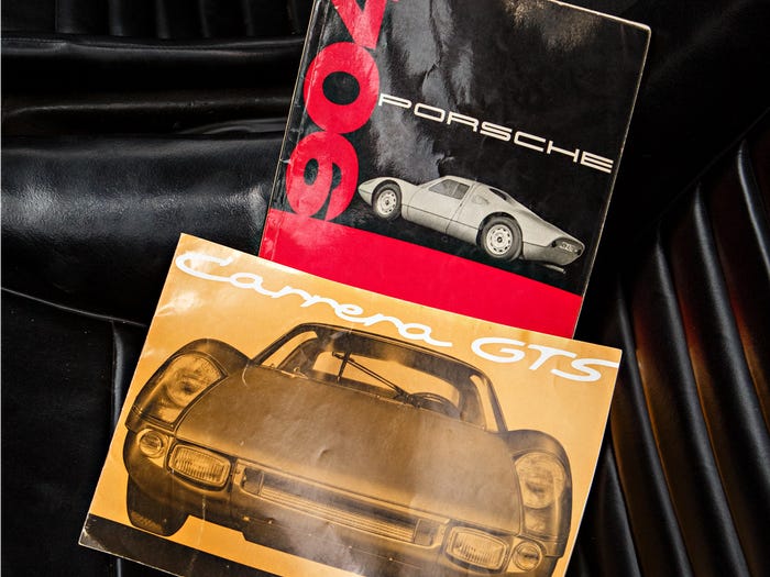 1964 Porsche 904 Carrera GTS Original Manuals