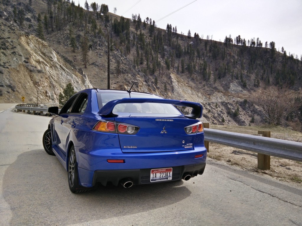 2015 Mitsubishi Lancer Evo Final Edition rear