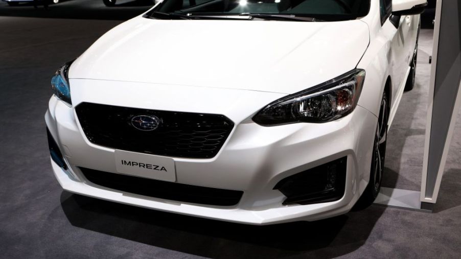 2018 Subaru Impreza is on display at the 110th Annual Chicago Auto Show