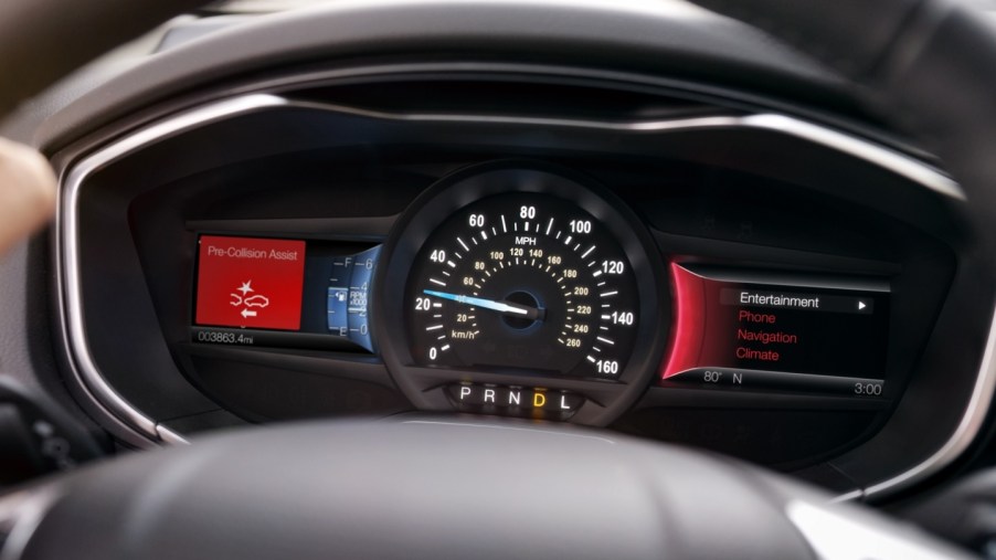 2020 Ford Fusion safety feature graphic