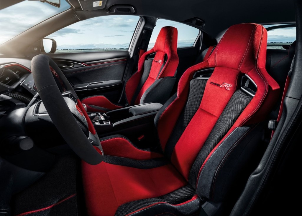 2020 Honda Civic Type R red sport seats
