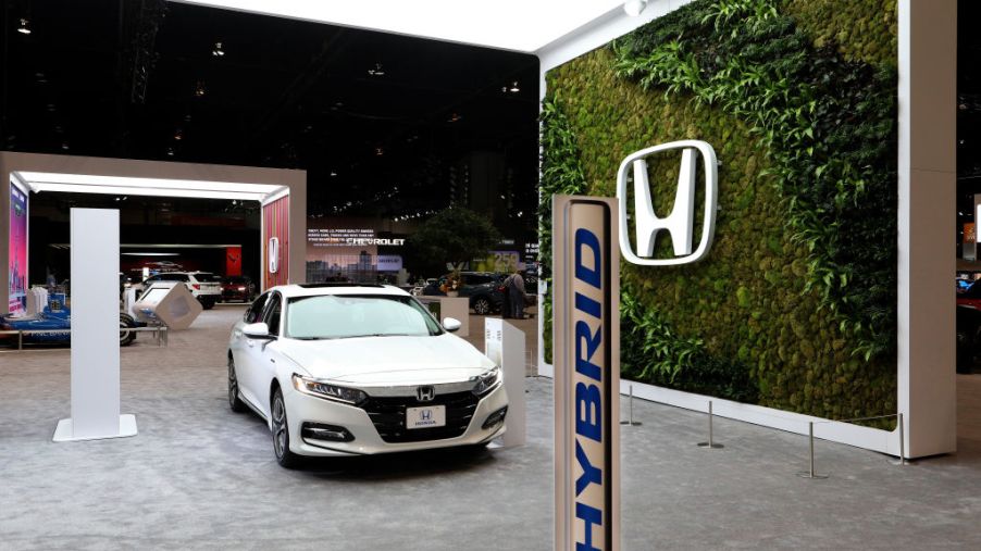 2020 Honda Accord Hybrid is on display at the 112th Annual Chicago Auto Show at McCormick Place