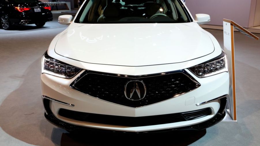 2018 Acura RLX is on display at the 110th Annual Chicago Auto Show at McCormick Place
