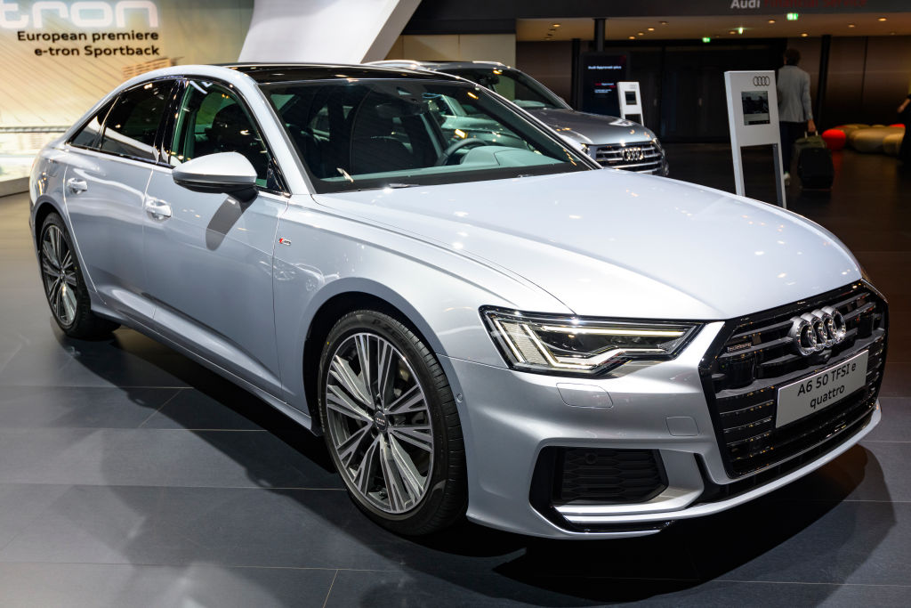 Audi A6 50 TFSI e qauttro on display at Brussels Expo