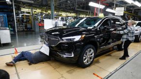 The plant, which employs over 2,500 workers, is home to the Chevrolet Traverse and Buick Enclave