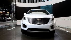 2016 Cadillac XT5 is on display at the 108th Annual Chicago Auto Show at McCormick Place