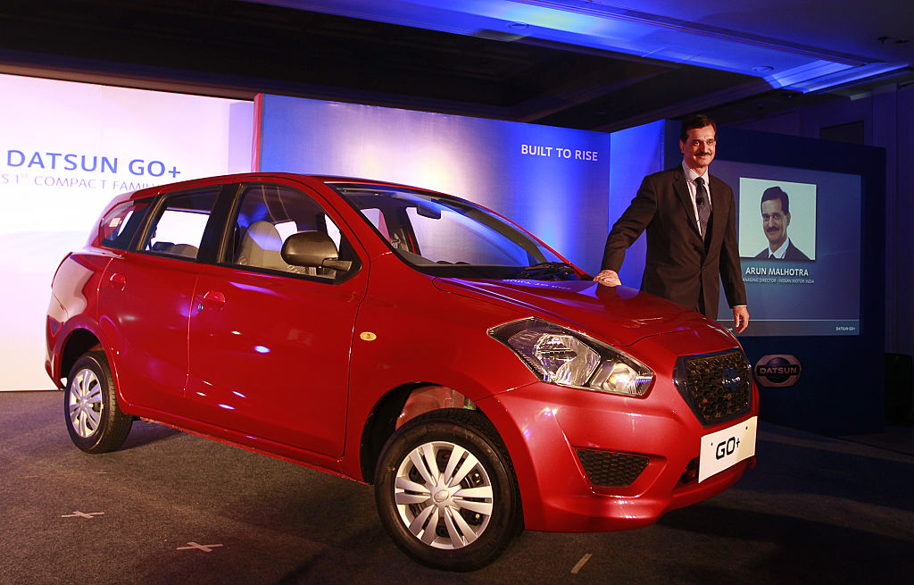 Datsun Go+ on display