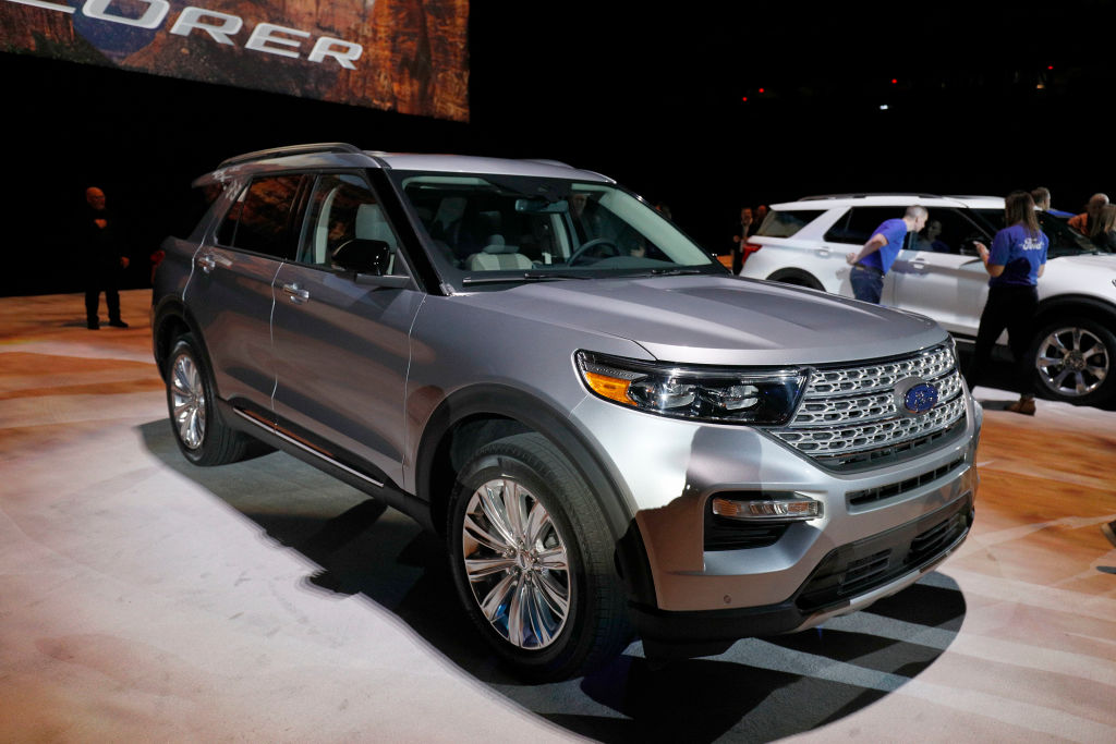 The new 2020 Ford Explorer SUV is revealed at Ford Field on January 9, 2019 in Detroit, Michigan