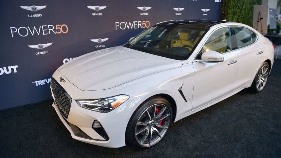The Gensis G70 at OUT Magazine's Power 50 Award & Celebration Presented By Genesis at NeueHouse Los Angeles