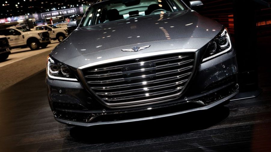 2018 Genesis G80 is on display at the 110th Annual Chicago Auto Show