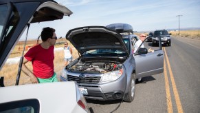Prius charges Subaru dead battery.