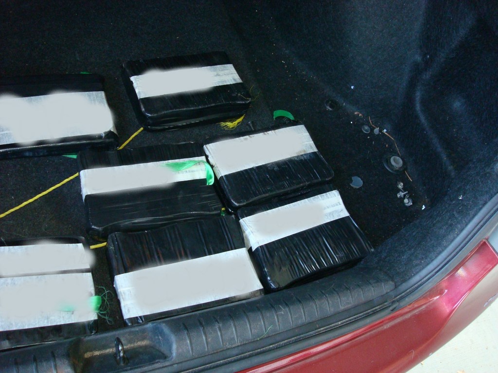 Hidden compartment in trunk