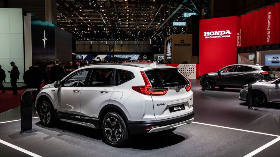 Honda CR-V during the Geneva International Motor Show