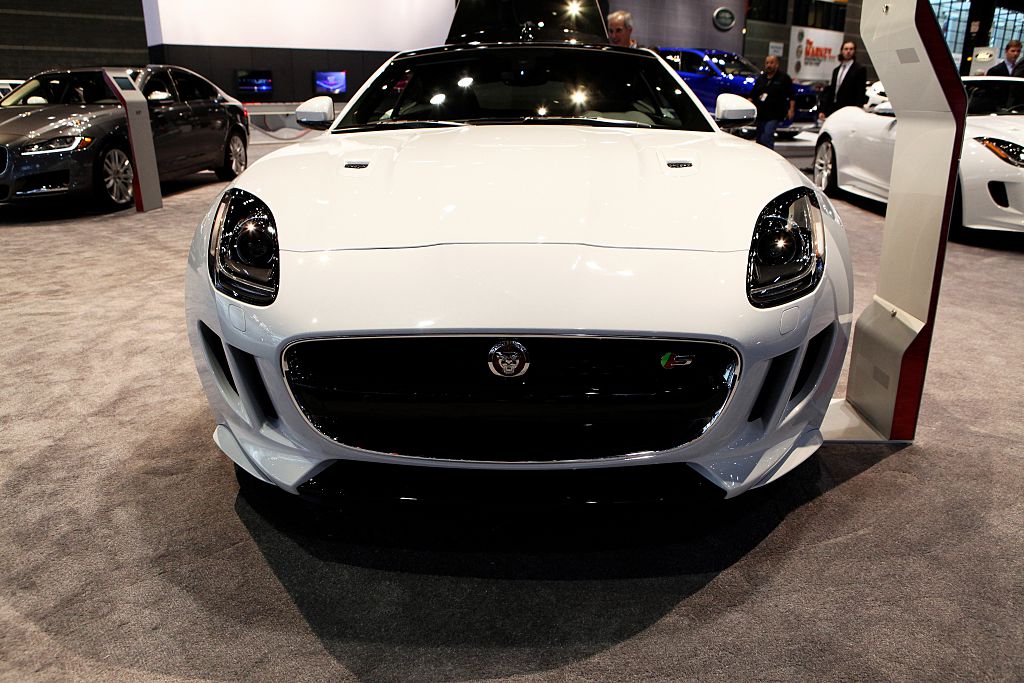 2016 Jaguar F-Type is on display at the 108th Annual Chicago Auto Show at McCormick Place