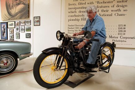 Jay Leno Reveals a Rare Motorcycle Room in His Garage for the First Time