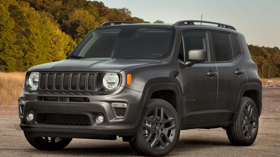 The 2023 Jeep Renegade parked in the wild