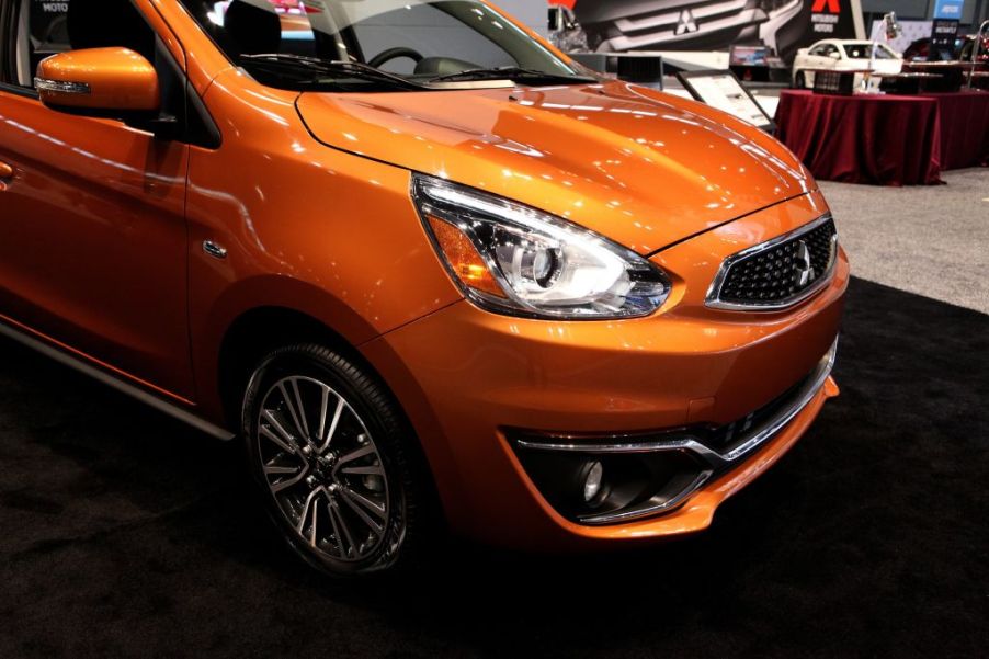 2017 Mitsubishi Mirage GT is on display at the 109th Annual Chicago Auto Show