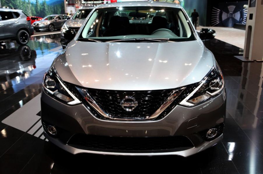 2017 Nissan Sentra is on display at the 109th Annual Chicago Auto Show