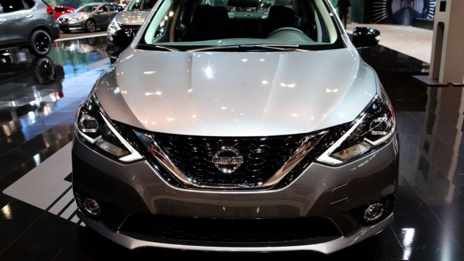 2017 Nissan Sentra is on display at the 109th Annual Chicago Auto Show