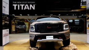 2020 Nissan Titan is on display at the 112th Annual Chicago Auto Show