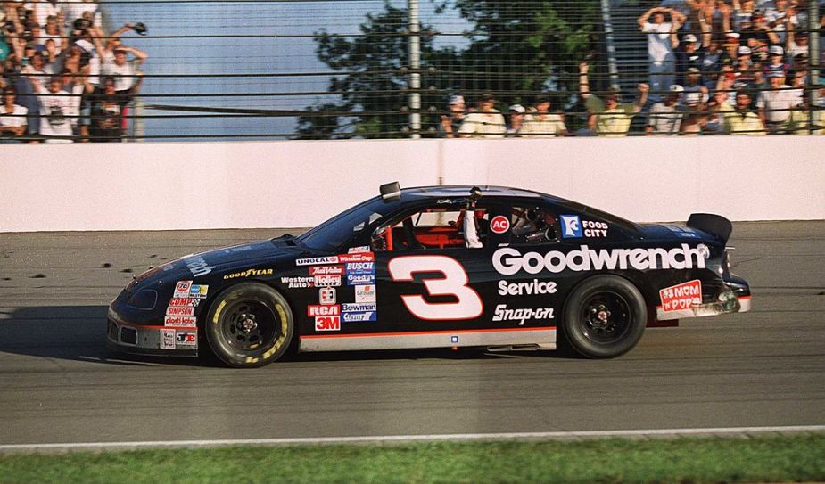 Goodwrench Chevrolet on a victory lap