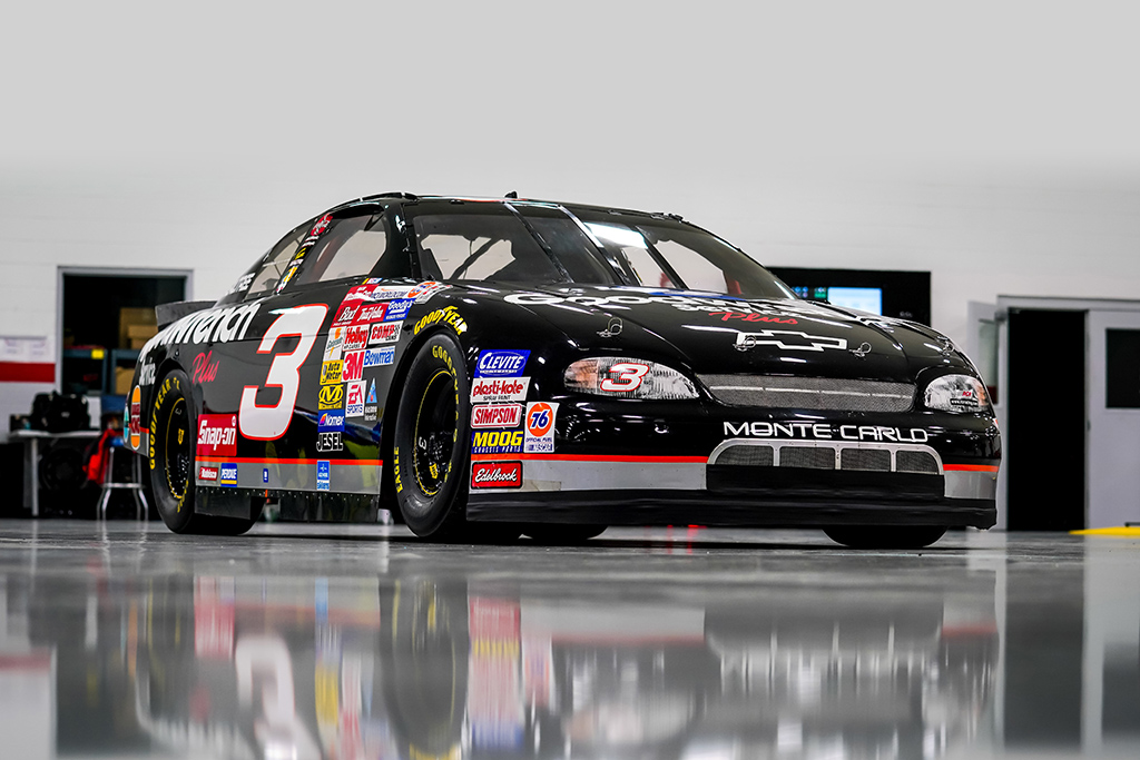 Black and Silver Goodwrench Chevrolet driven by Dale Earnhardt Sr.