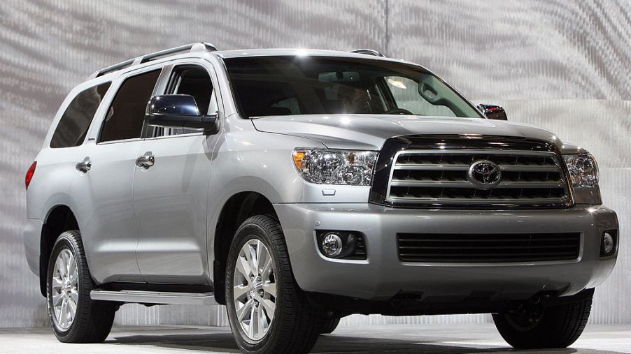 The new Toyota Sequoia is unveiled during the Los Angeles Auto Show