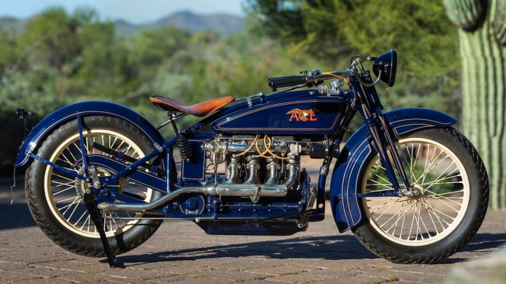Steve McQueen's blue four-cylinder 1922 Ace Four