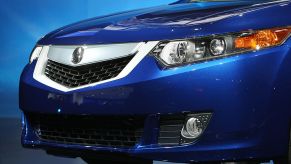 The 2009 Acura TSX is unveiled on March 19, 2008 at the New York International Auto Show