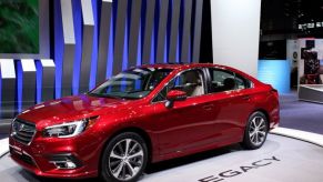 2018 Subaru Legacy is on display at the 109th Annual Chicago Auto Show