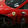 Totalled Ferrari supercar becomes more affordable as the branded title causes the supercar to lose value cheap ferrari