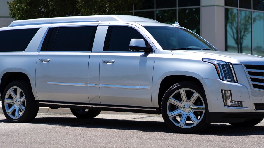 Tom Brady's extra long Cadillac Escalade, offered for sale