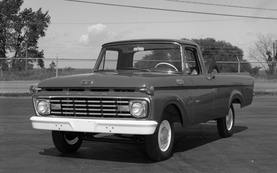 Ford's F-Series unibody pickup in 1961 